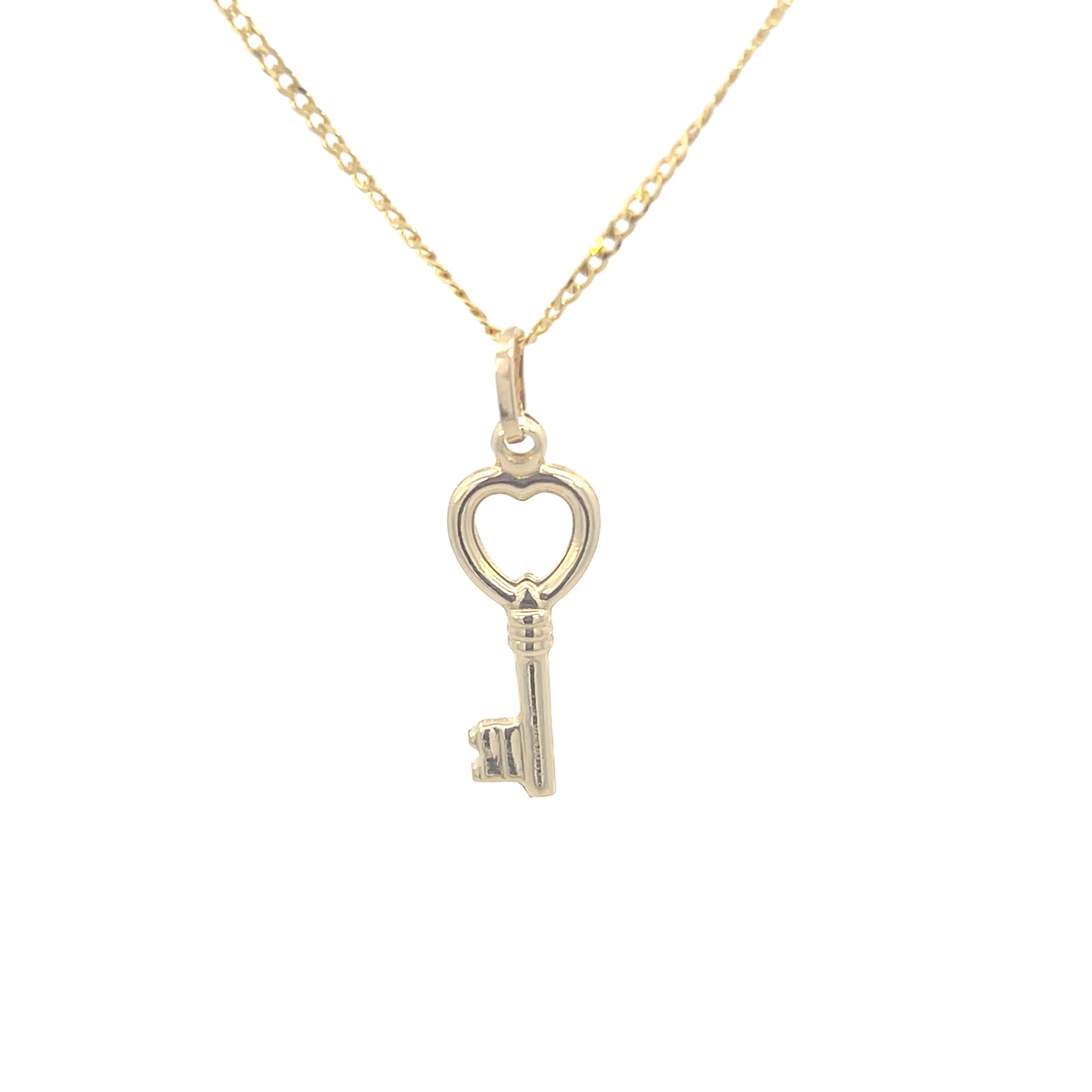 14K Gold Key Heart Pendant | Luby Gold Collection | Luby