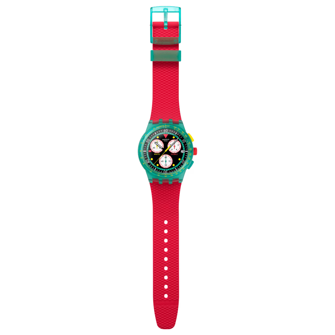 SWATCH NEON EMERALD CHRONO | Swatch | Luby
