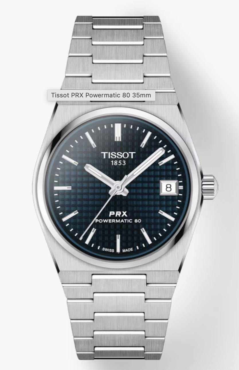 TISSOT PRX Powermatic 80 Steel/Blue | Tissot | Luby