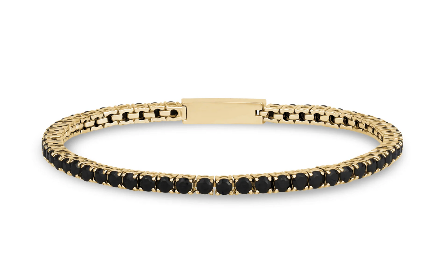 TENNIS BRACELET CLICK-IN CLASP (3MM) | ARZ Steel | Luby