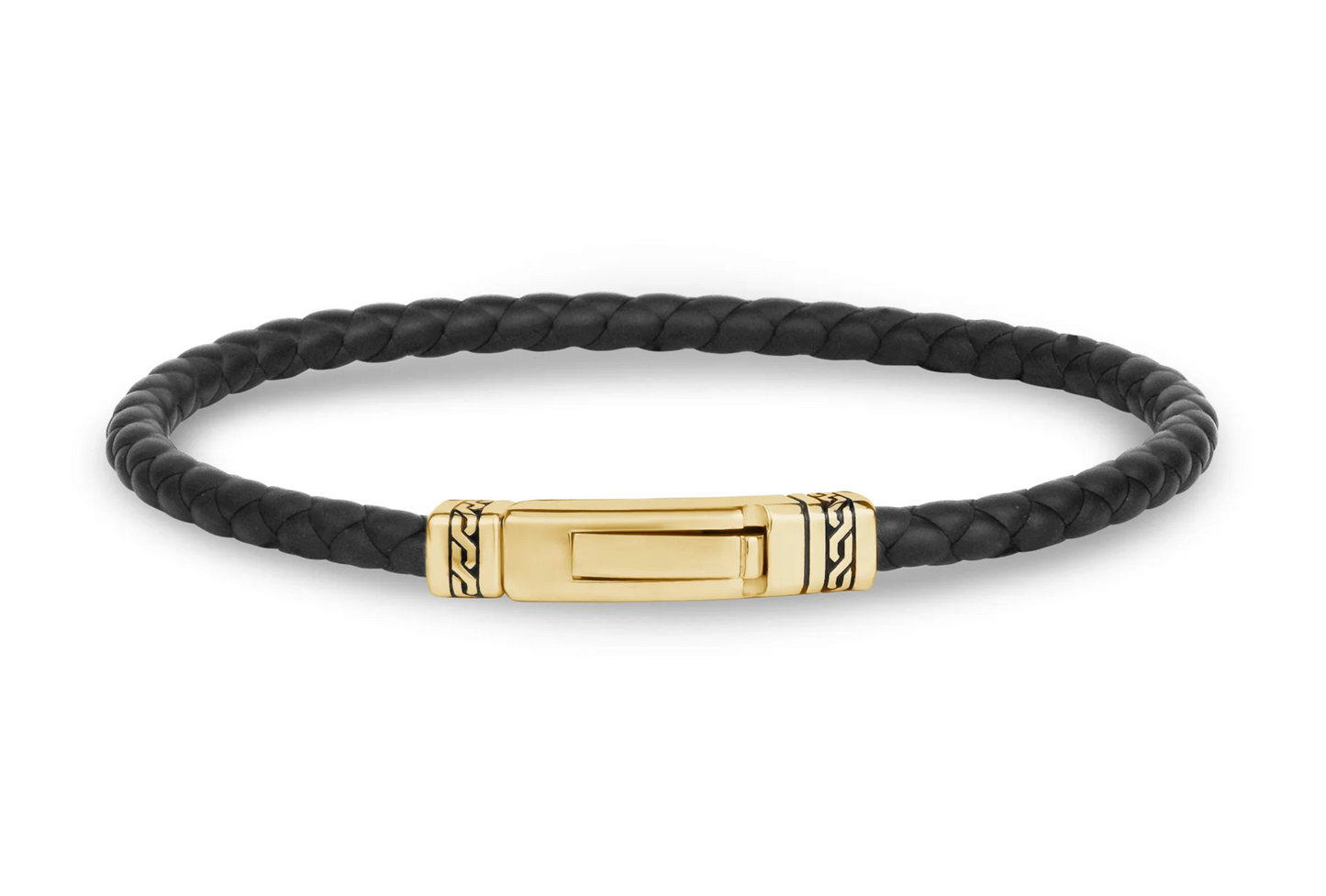 CUSTOM CLASP RUBBER BRACELET (4MM) | ARZ Steel | Luby