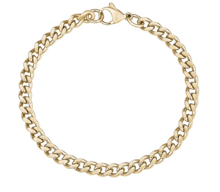SLIM CUBAN LINK BRACELET (5MM) | ARZ Steel | Luby