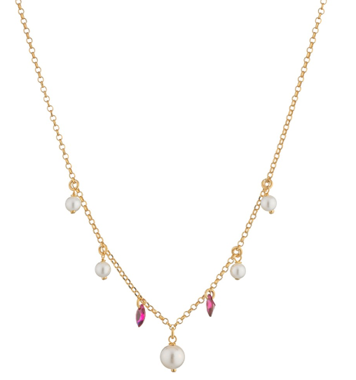 Marcello Pane Ruby Charm Necklace | Marcello Pane | Luby