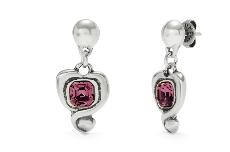 Ser Expresiva- Heart Pink Earrings | Uno de 50 | Luby