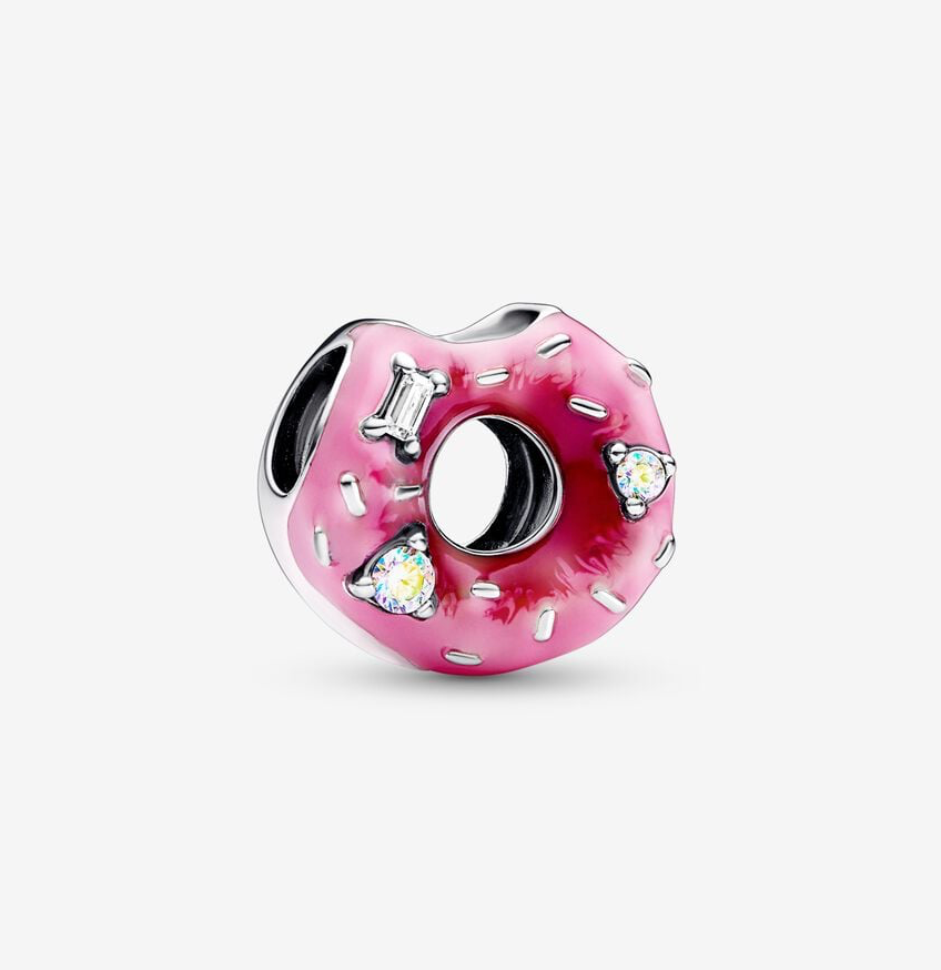 Donut Sterling Silver with aurora borealis Pandora | Pandora | Luby