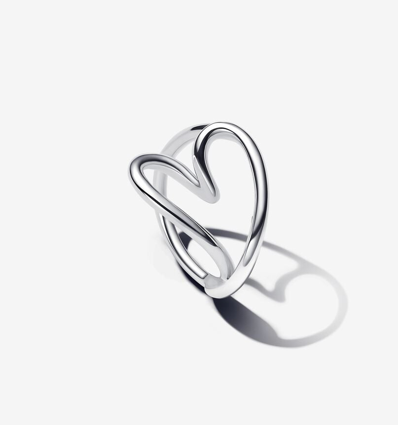 Organically Shaped Heart Ring | Pandora | Luby