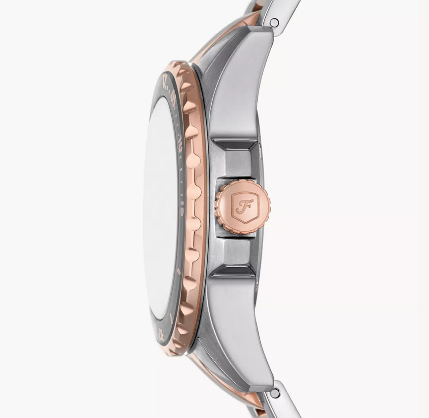 Fossil Blue Dive Three-Hand Two-Tone Stainless Steel Watch | Fossil | Luby