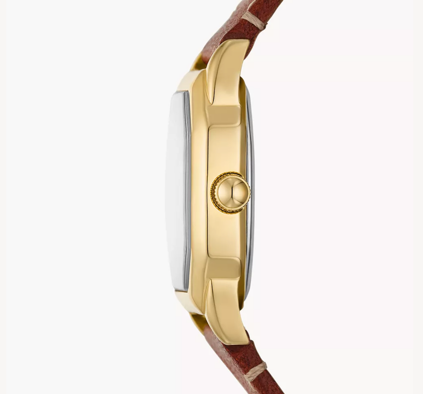 Harlow Three-Hand Medium Brown Leather Watch | Fossil | Luby
