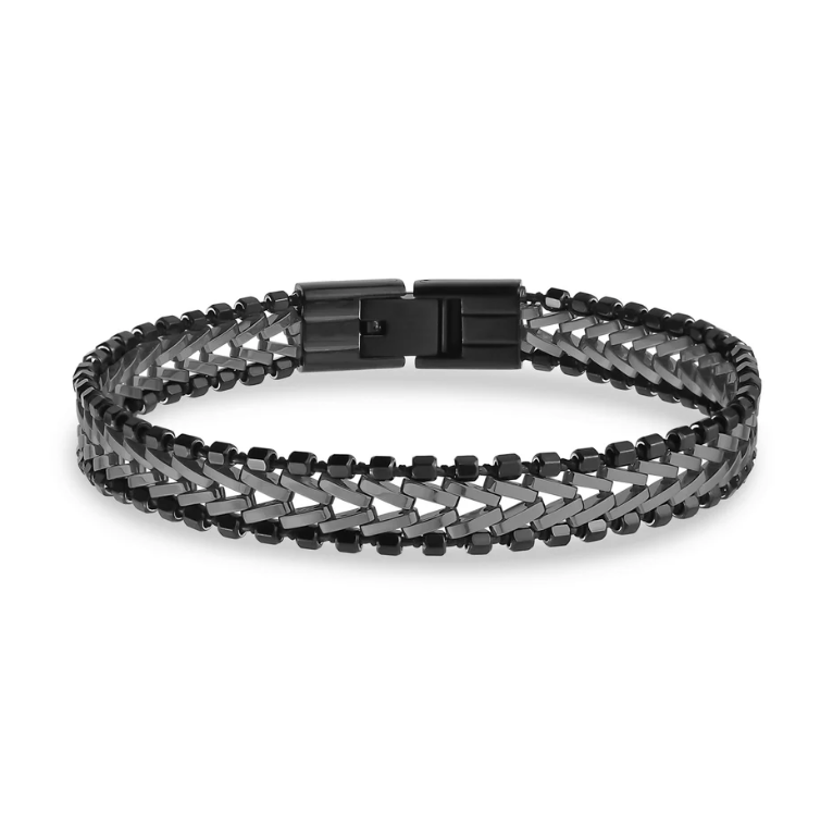 BRAIDED STAINLESS STEEL BRACELET | ARZ Steel | Luby