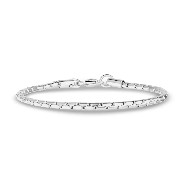 INTERLOCKING CHAIN BRACELET (3MM) | ARZ Steel | Luby