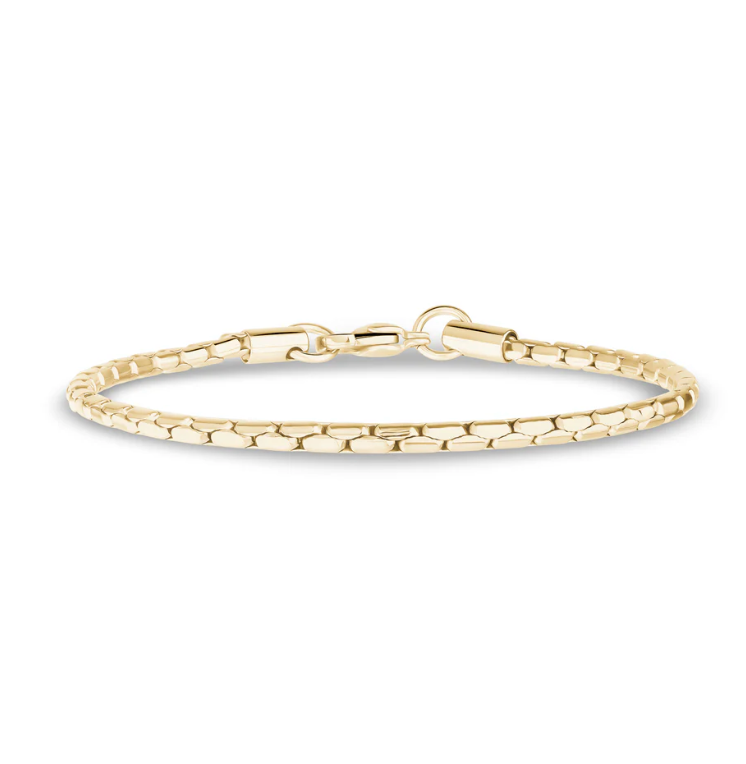 INTERLOCKING CHAIN BRACELET (3MM) | ARZ Steel | Luby