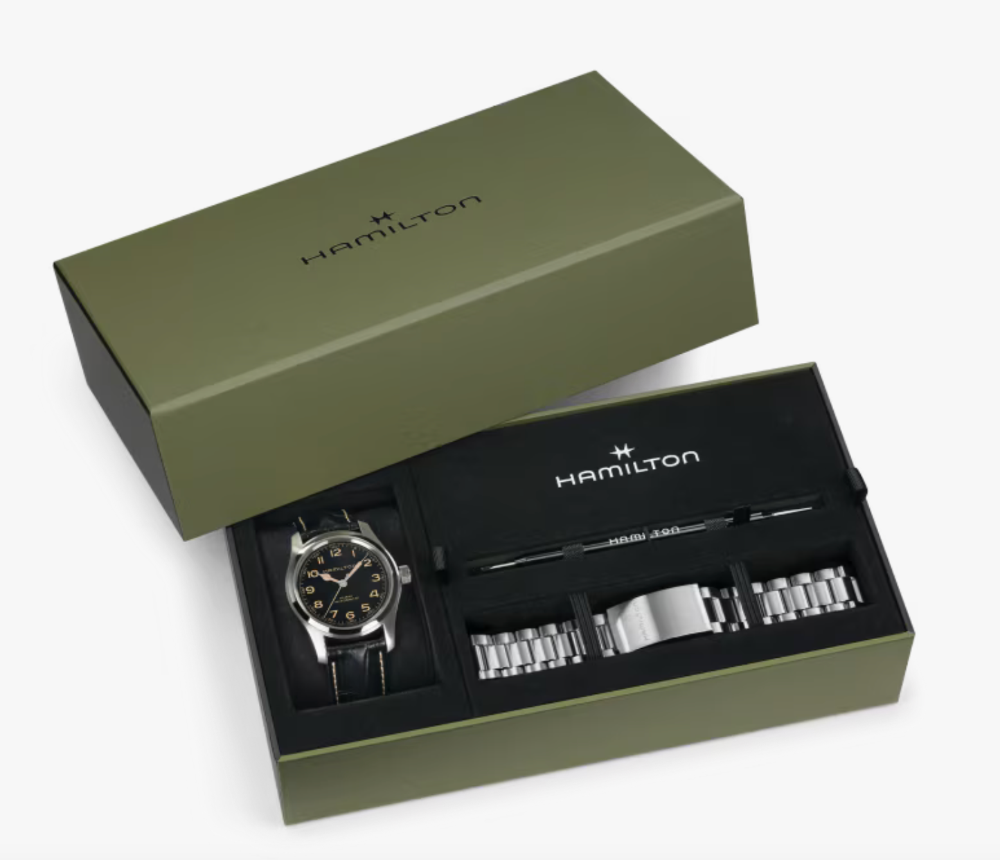 KHAKI FIELD MURPH AUTO 42MM BRACELET BUNDLE