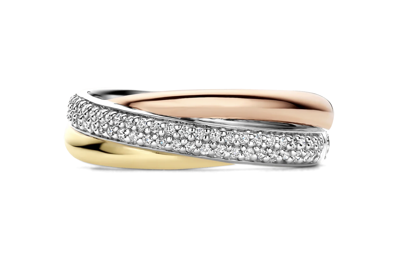 TI SENTO Ring Gilded