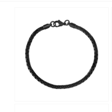 FLAT BOX LINK BRACELET (3.5MM) | ARZ Steel | Luby