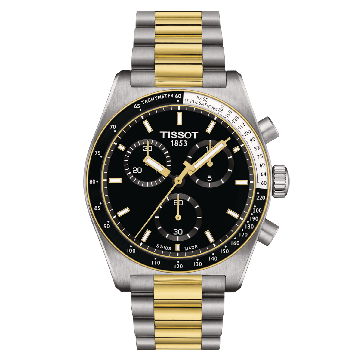 Tissot PR516 Chronograph Yellow/Black Dial | Tissot | Luby