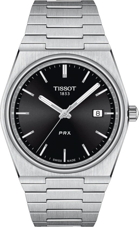 Tissot PRX Silver Black Dial | Tissot | Luby 