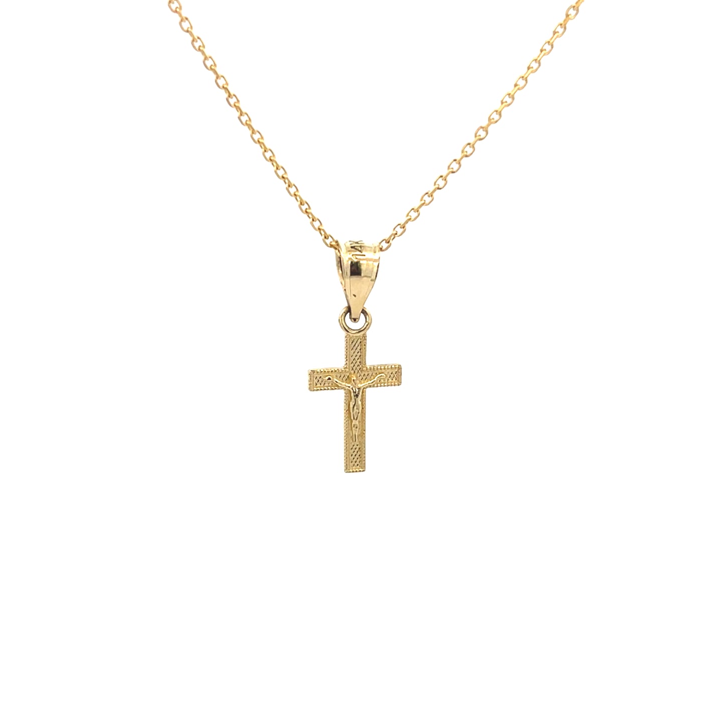 14k Gold Cross Pendant | Luby Gold Collection | Luby