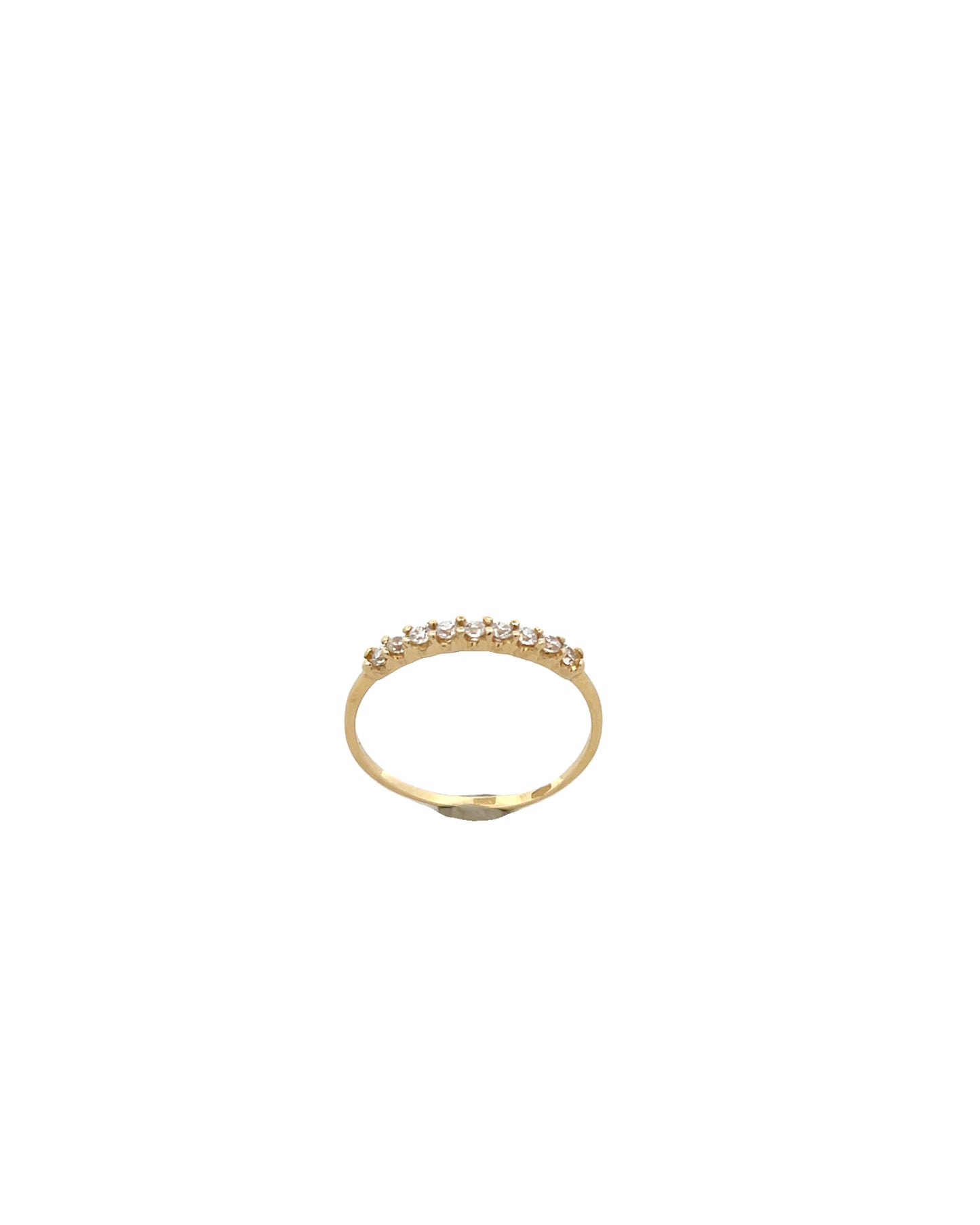 14k Gold CZ Ring | Luby Gold Collection | Luby