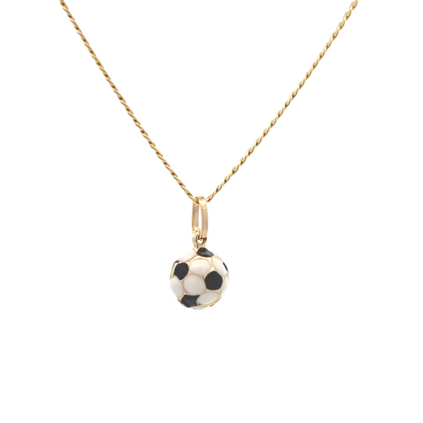 14k Gold Soccer Ball Pendant | Luby Gold Collection | Luby