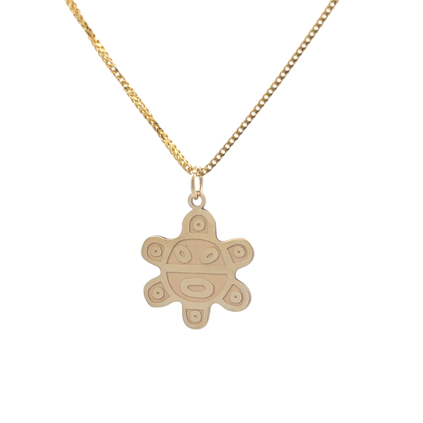 SOL TAINO BIG PENDANT | Luby Gold Collection | Luby