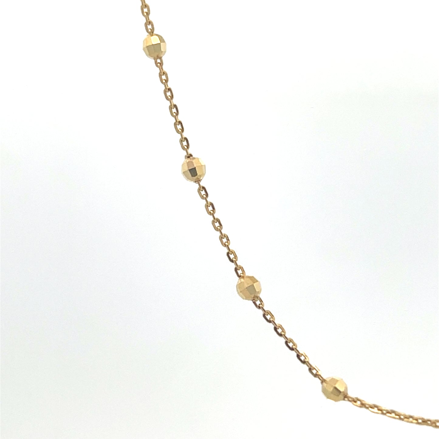 14K Gold Point Ball Necklace | Luby Gold Collection | Luby