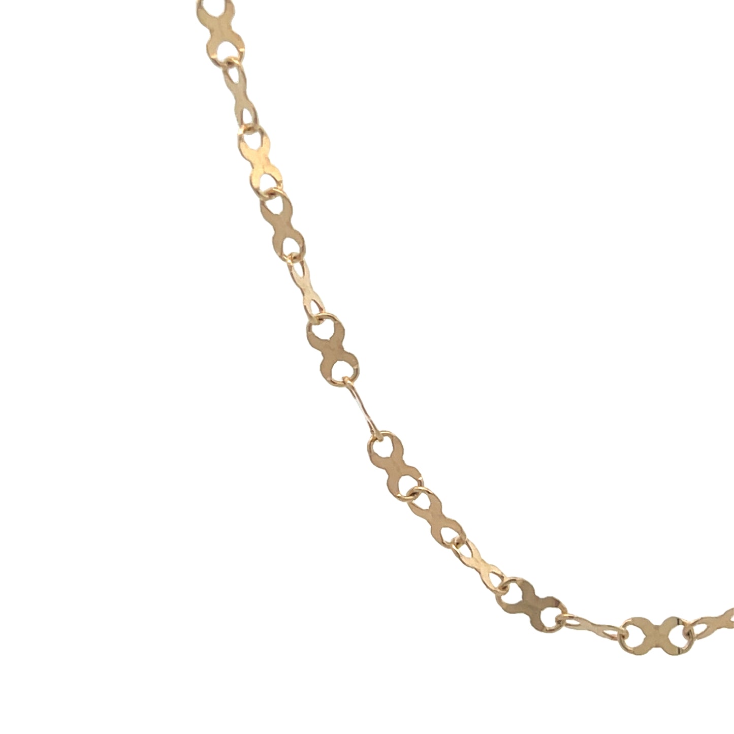 14K Gold X Link Chain | Luby Gold Collection | Luby