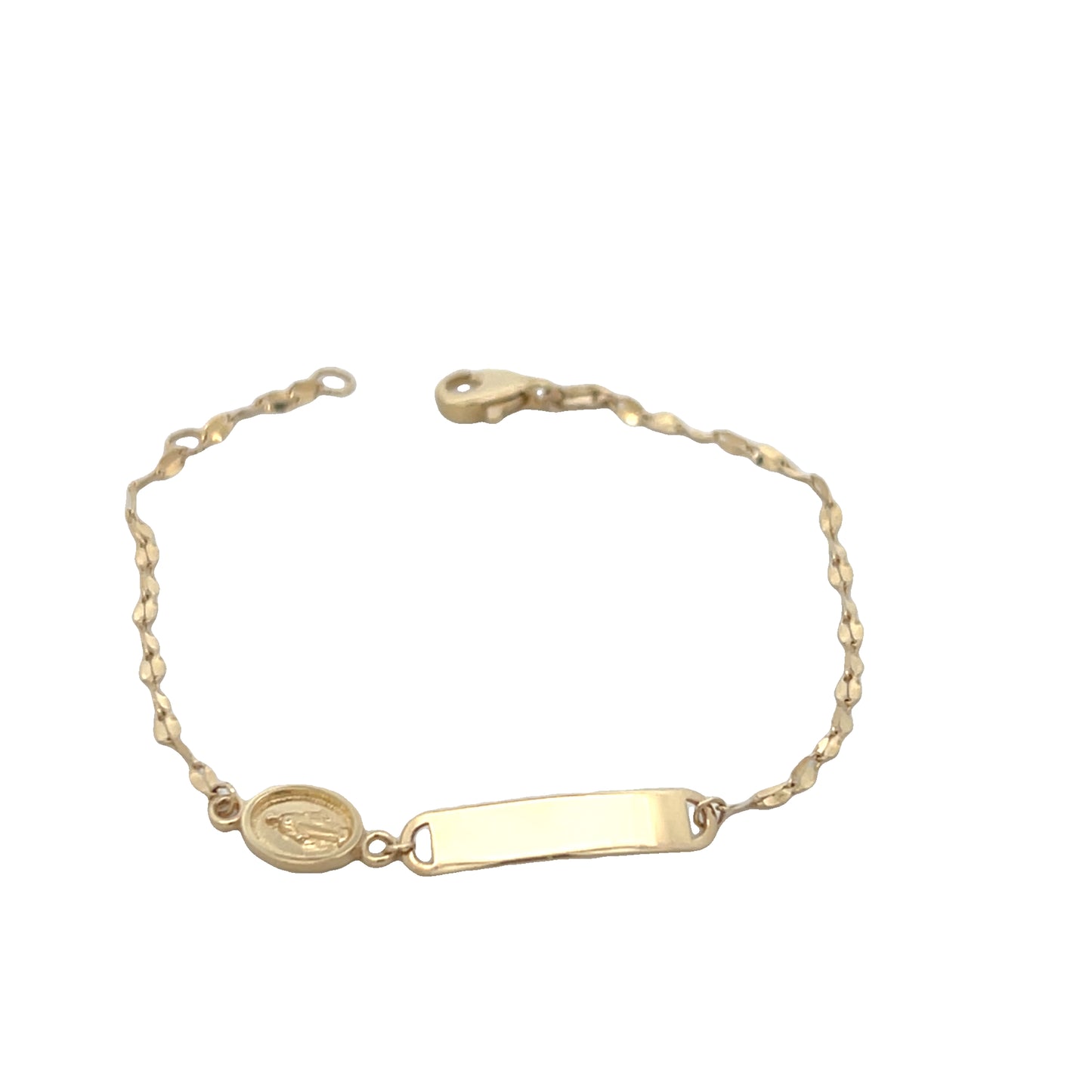 14k Gold Jesus Baby Bracelet | Luby Gold Collection | Luby