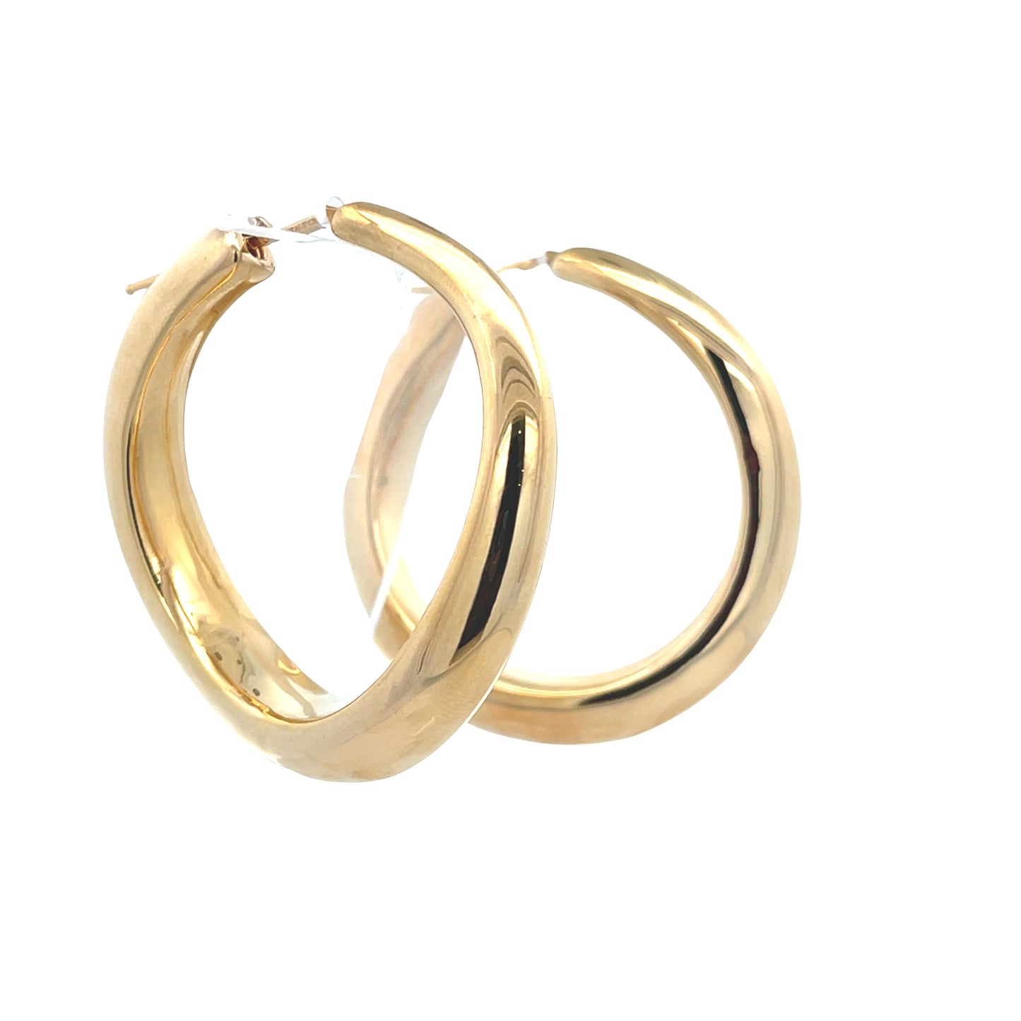 14K Golden Majesty Hoops | Luby Gold Collection | Luby