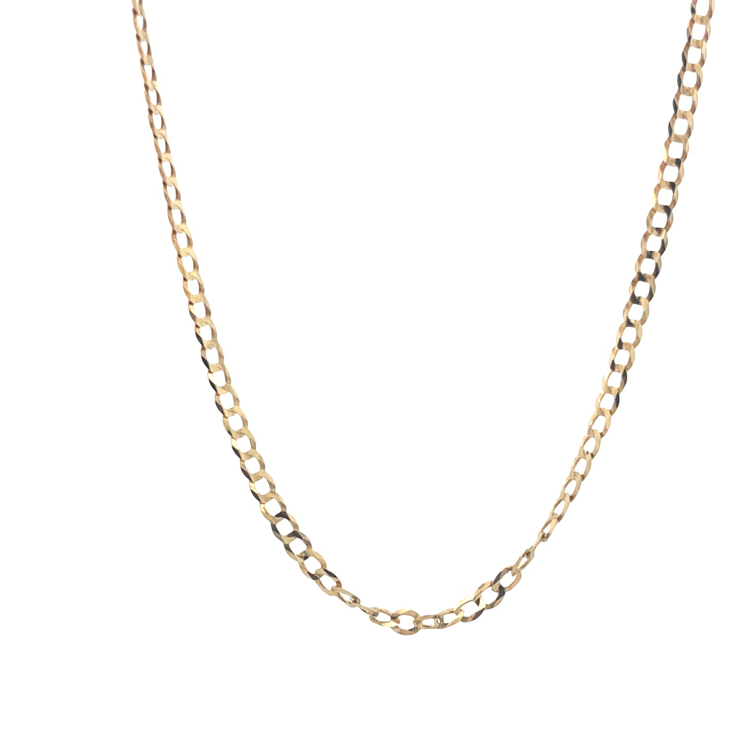 14K FLAT CUBAN CHAIN | Luby Gold Collection | Luby
