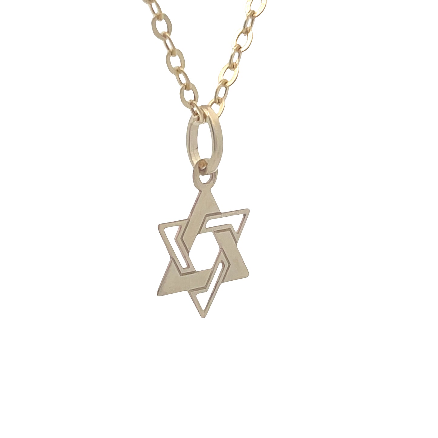14k Gold David Star Pendant | Luby Gold Collection | Luby