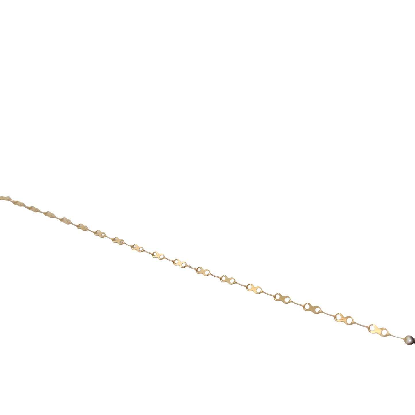 14K Gold X Link Ankle | Luby Gold Collection | Luby