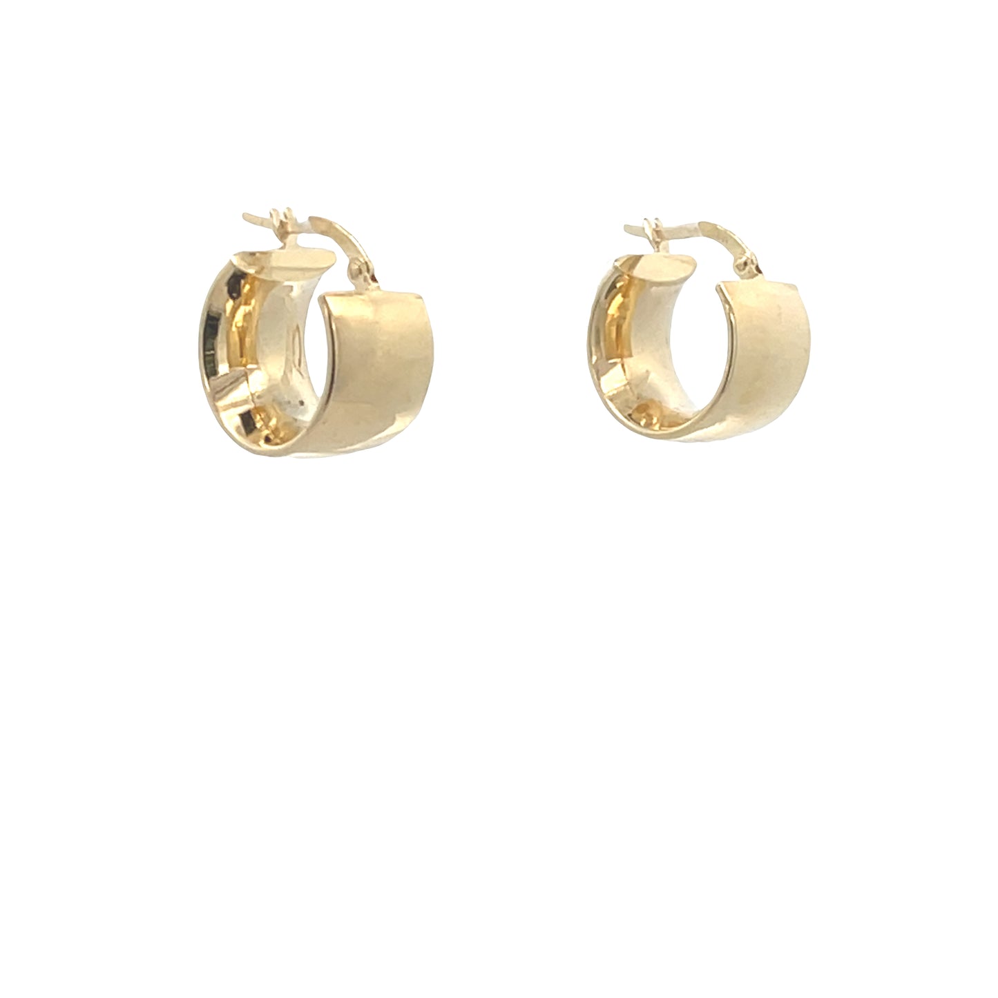14K Gold Bold Hoops Earrings | Luby Gold Collection | Luby