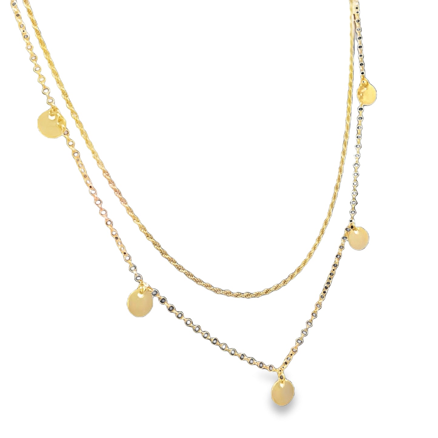Marcello Pane Rope Circles Necklace | Marcello Pane | Luby