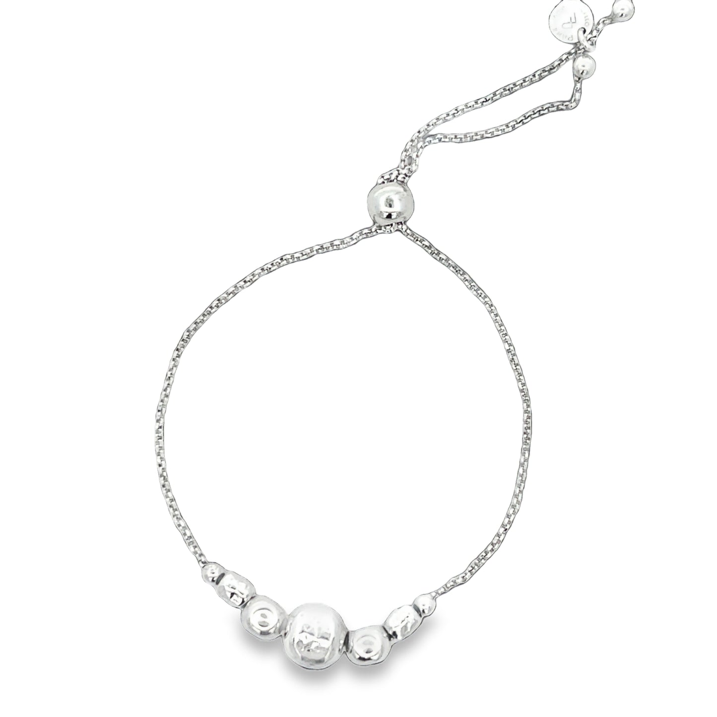 Marcello Pane Round Silver Sliding Bracelet | Marcello Pane | Luby