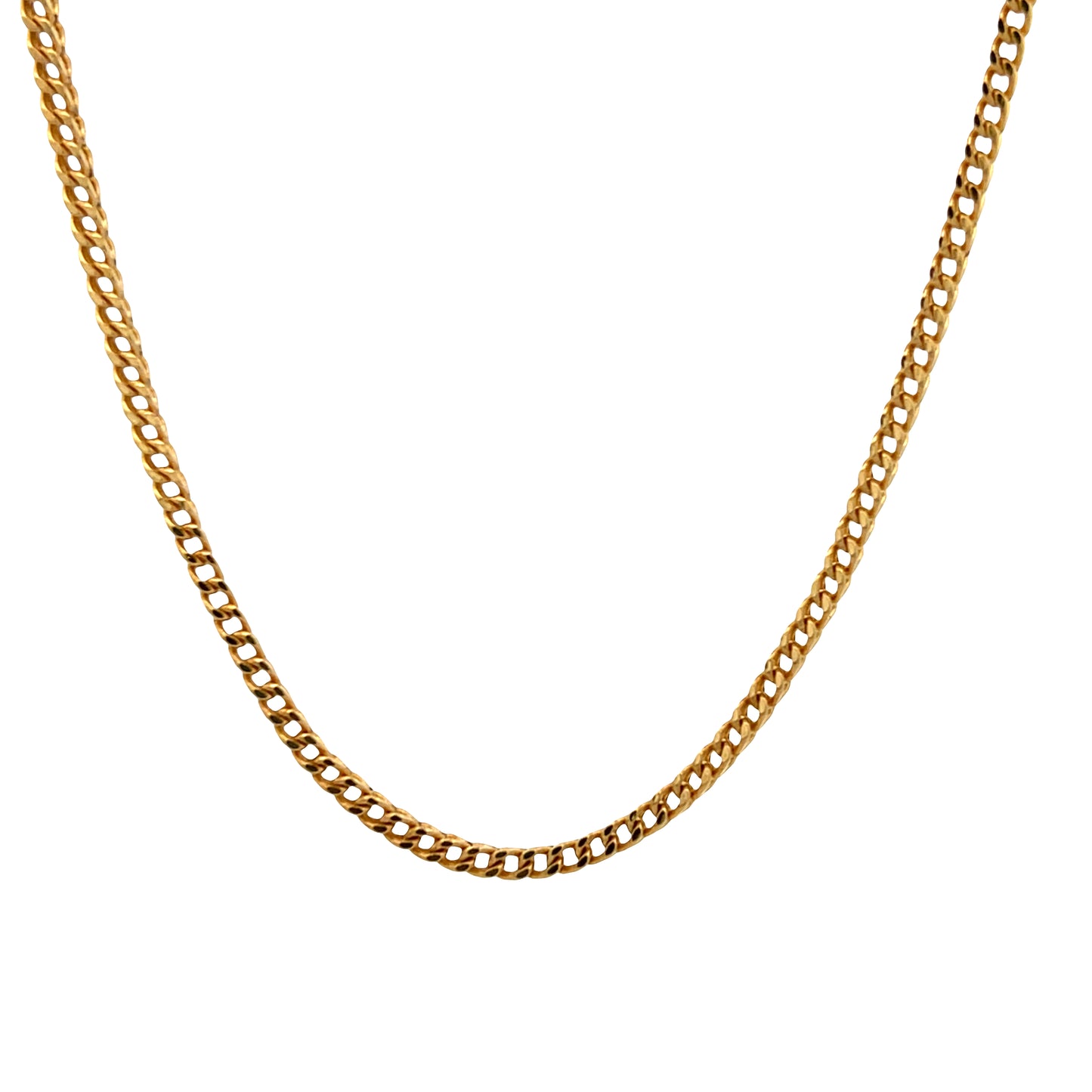 14K Gold Hallow Franco Chain | Luby Gold Collection | Luby