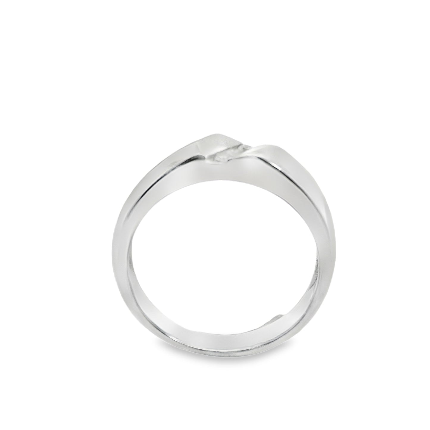 Suspiria Men Wedding Band 925 with 3 CZ in the Center | Suspiria | Luby