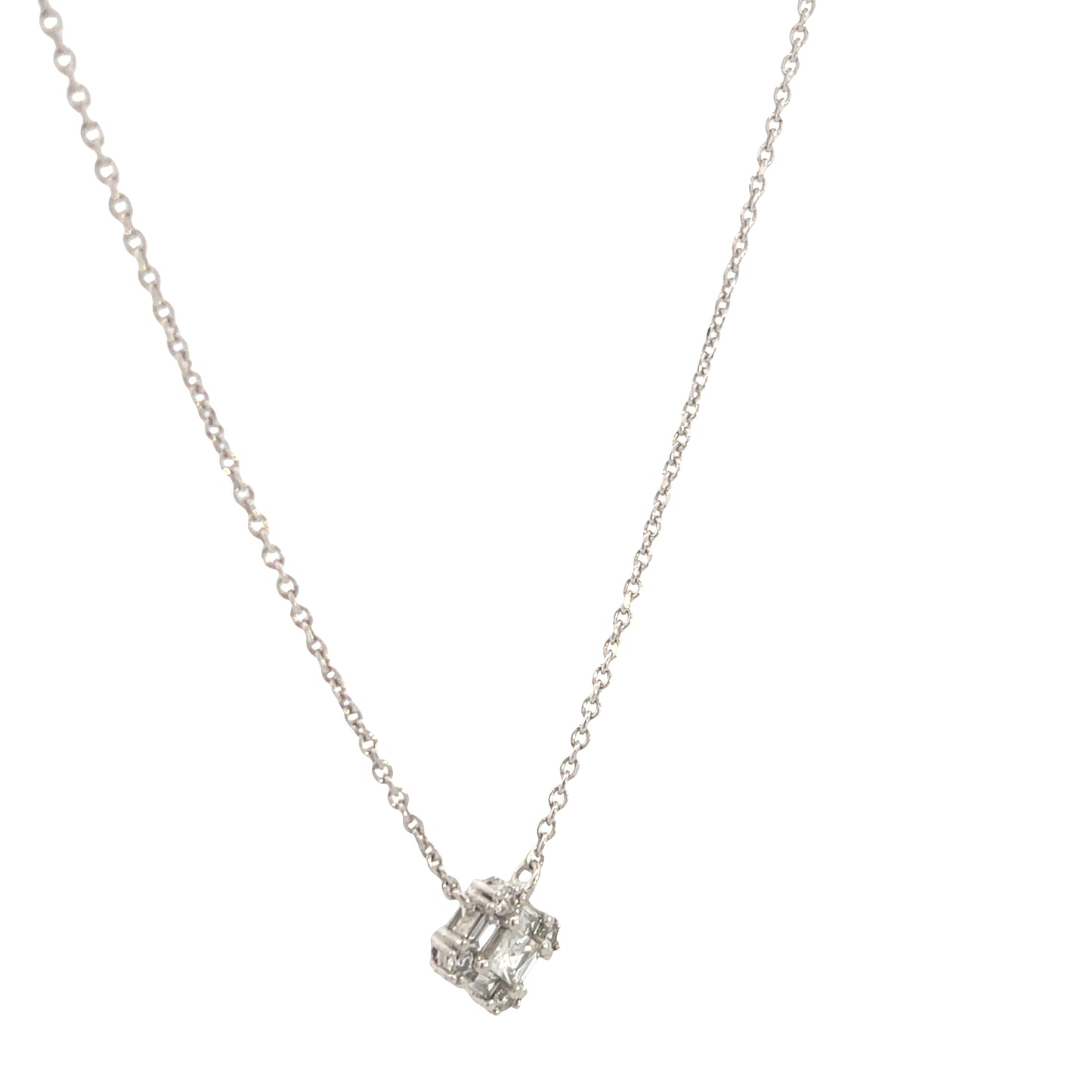 Suspiria 925 Square Mix Stones Necklaces | Suspiria | Luby