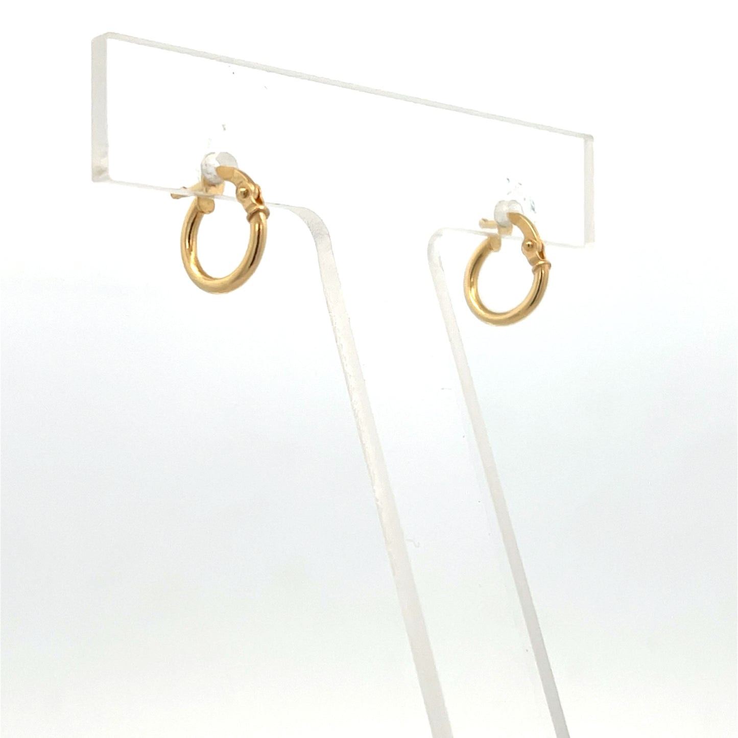 14K Gold Mini Hoops | Luby Gold Collection | Luby
