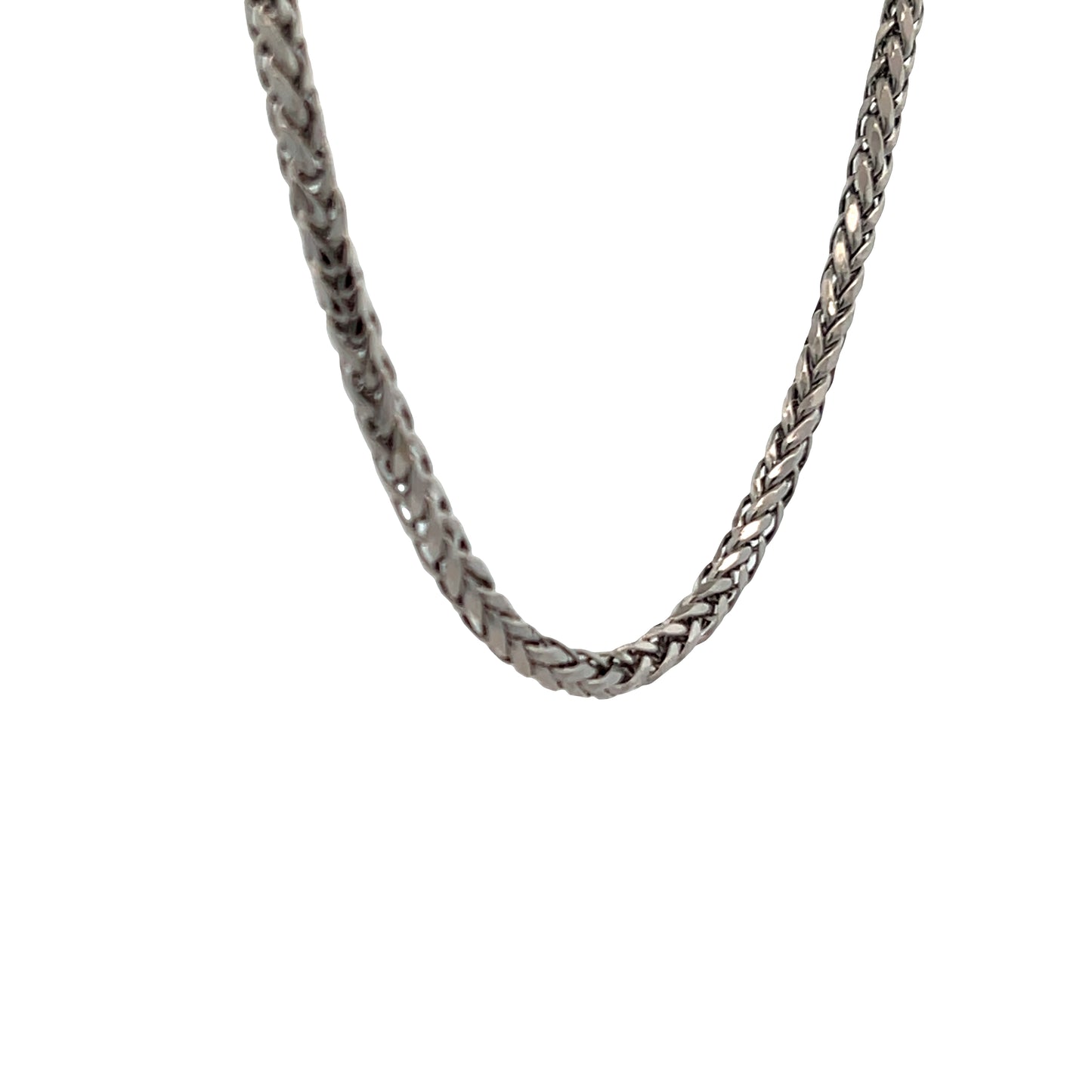 14K Gold White Gold Curb Link