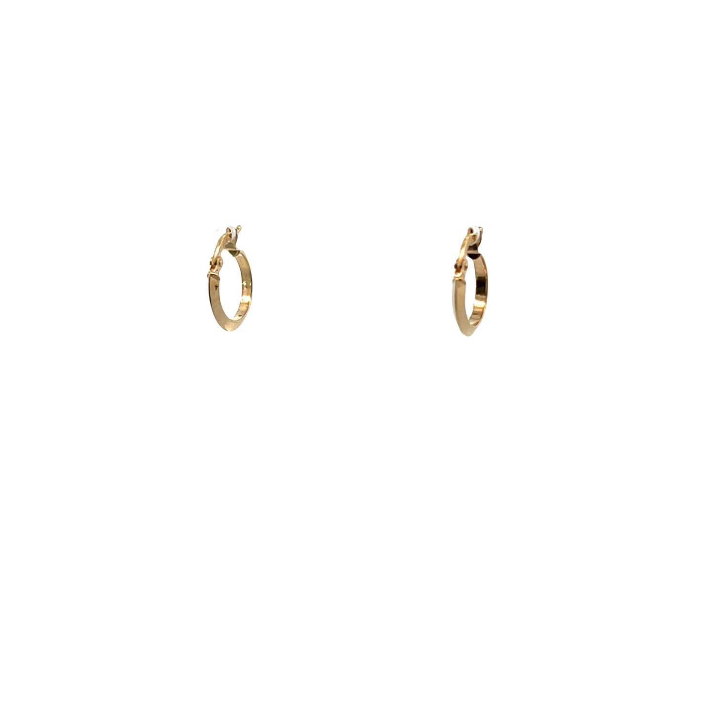 14K Gold Casual Hoops | Luby Gold Collection | Luby