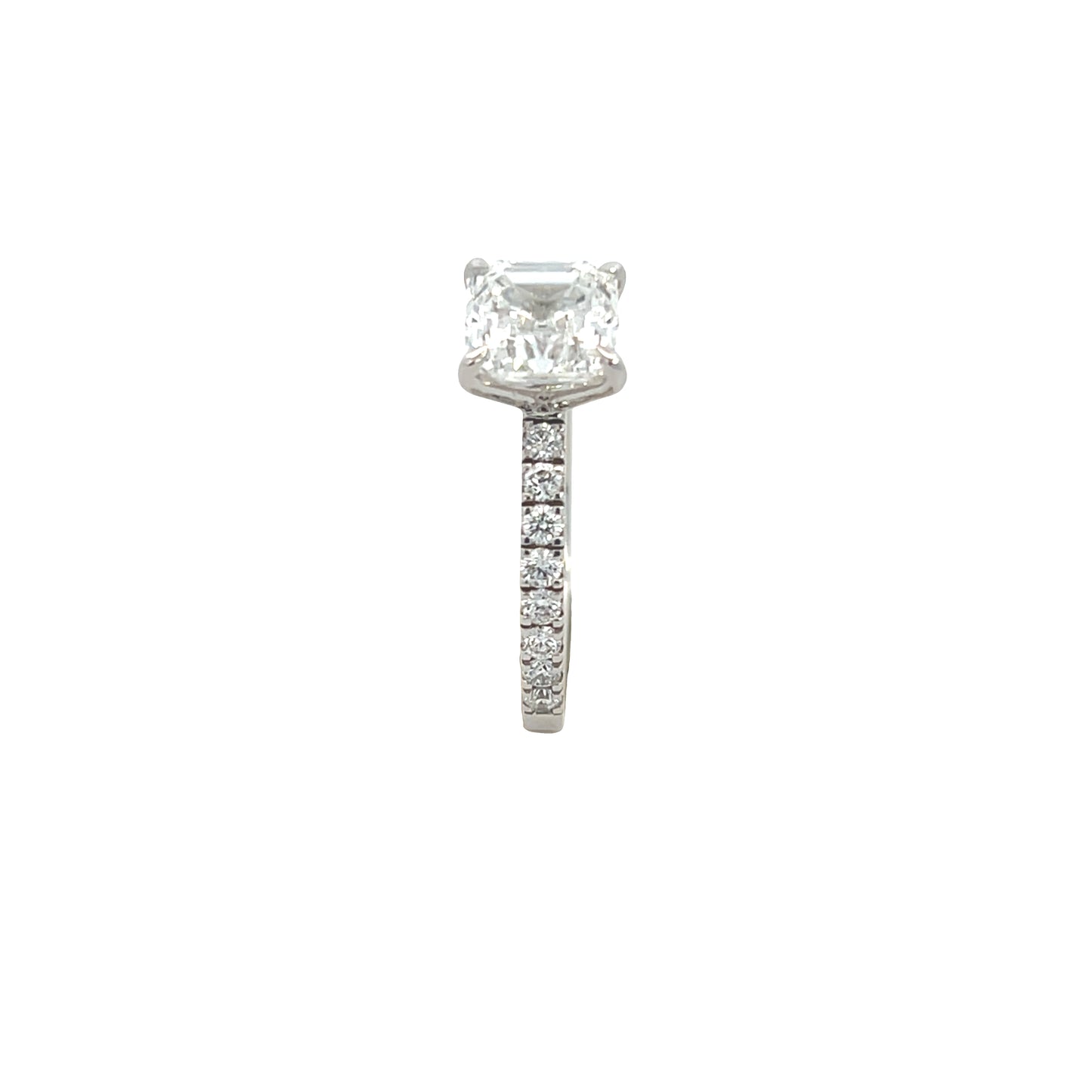 14K Gold Princess Cut Lab Diamond | Luby Diamond Collection | Luby