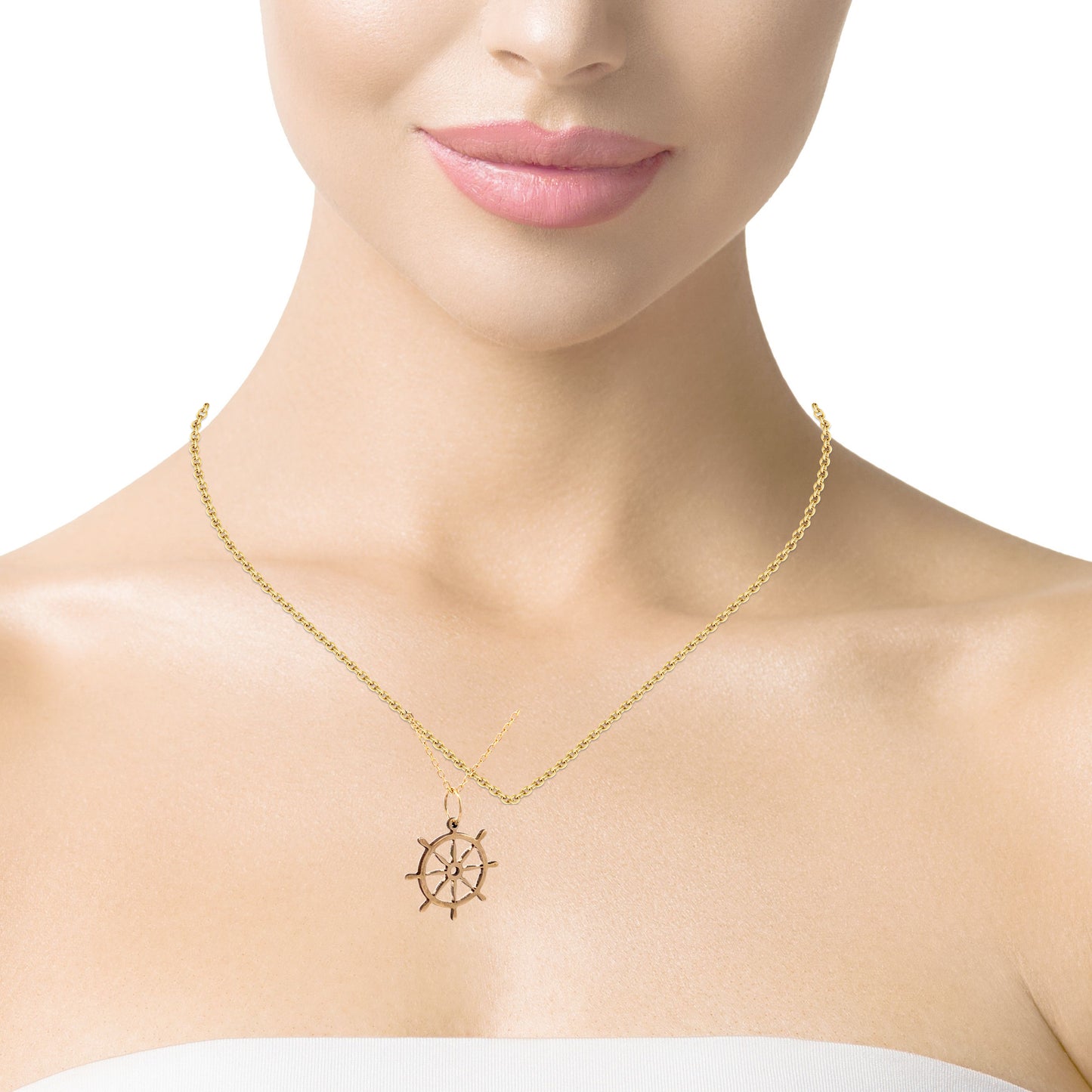 14K Gold Helm Custom Charm | Luby Gold Collection | Luby