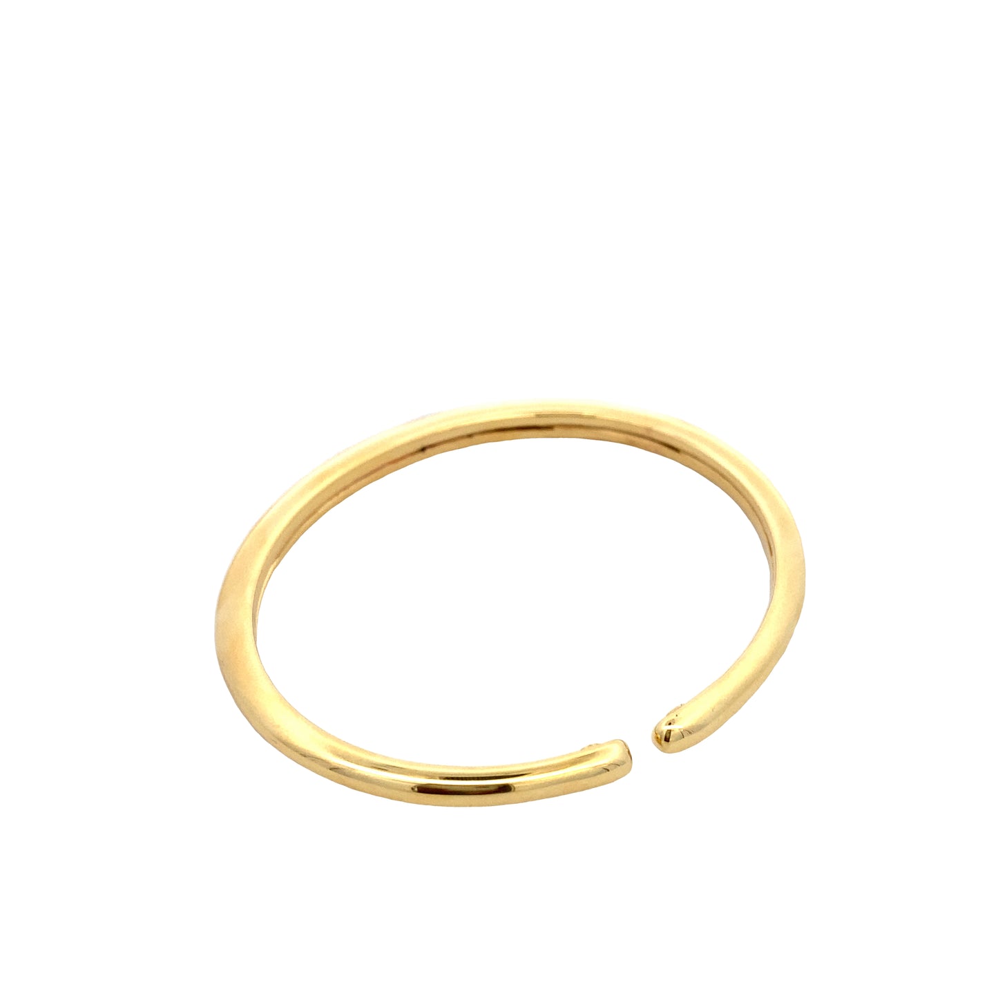 14K Gold Flexible Bliss Bangle | Luby Gold Collection | Luby