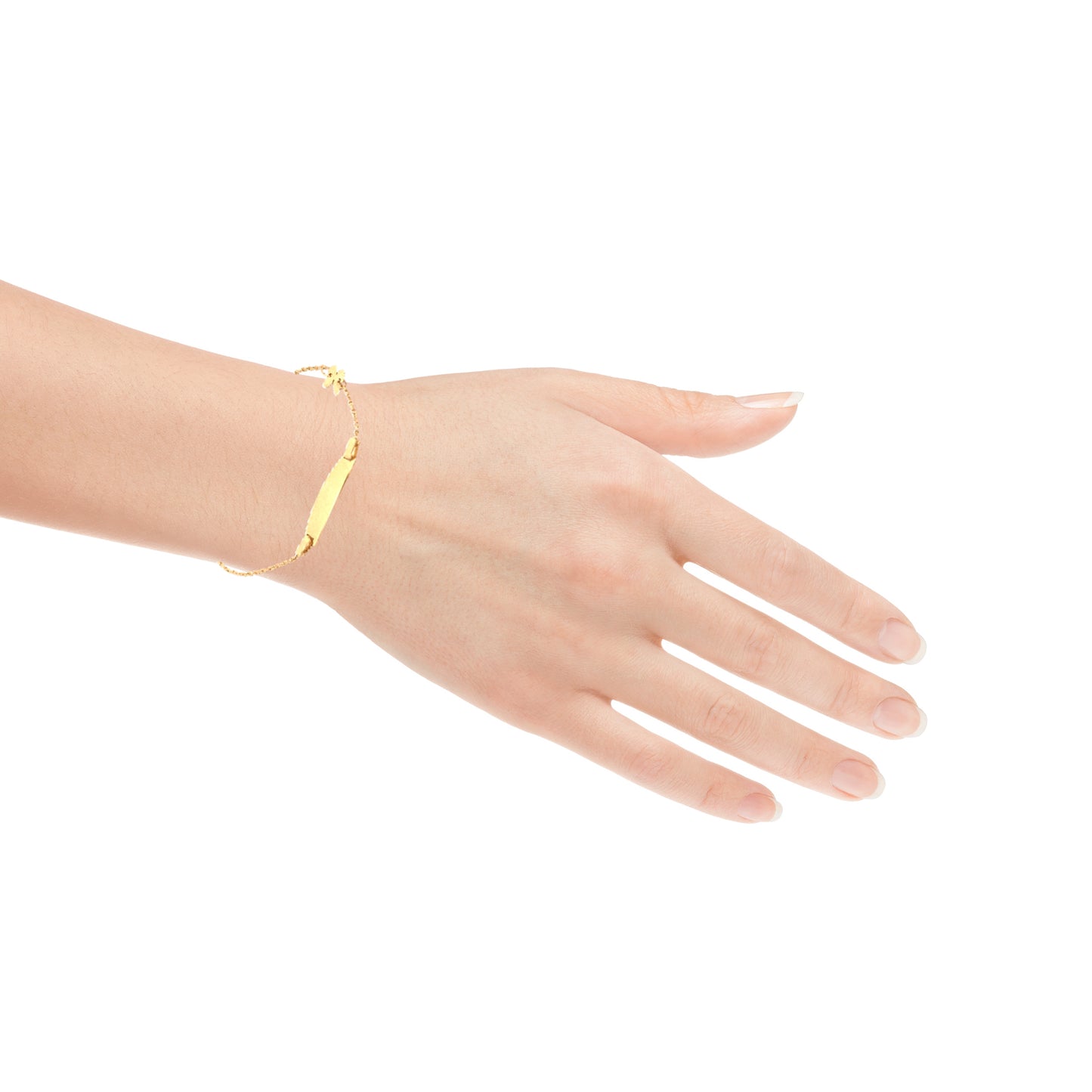 14K Gold Butterfly Whimsy Baby Bracelet | Luby Gold Collection | Luby