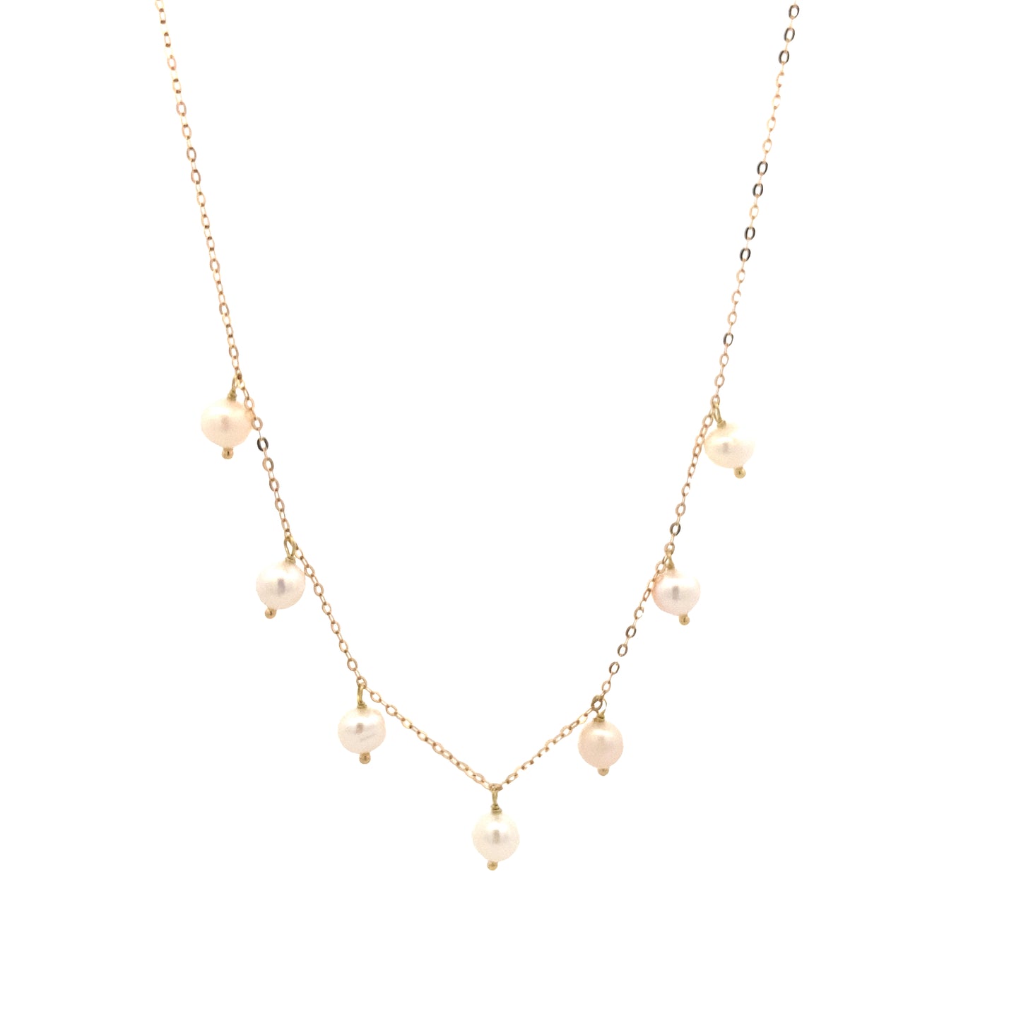 18K Gold Mara Pearl Necklace | Rajola Italy | Luby