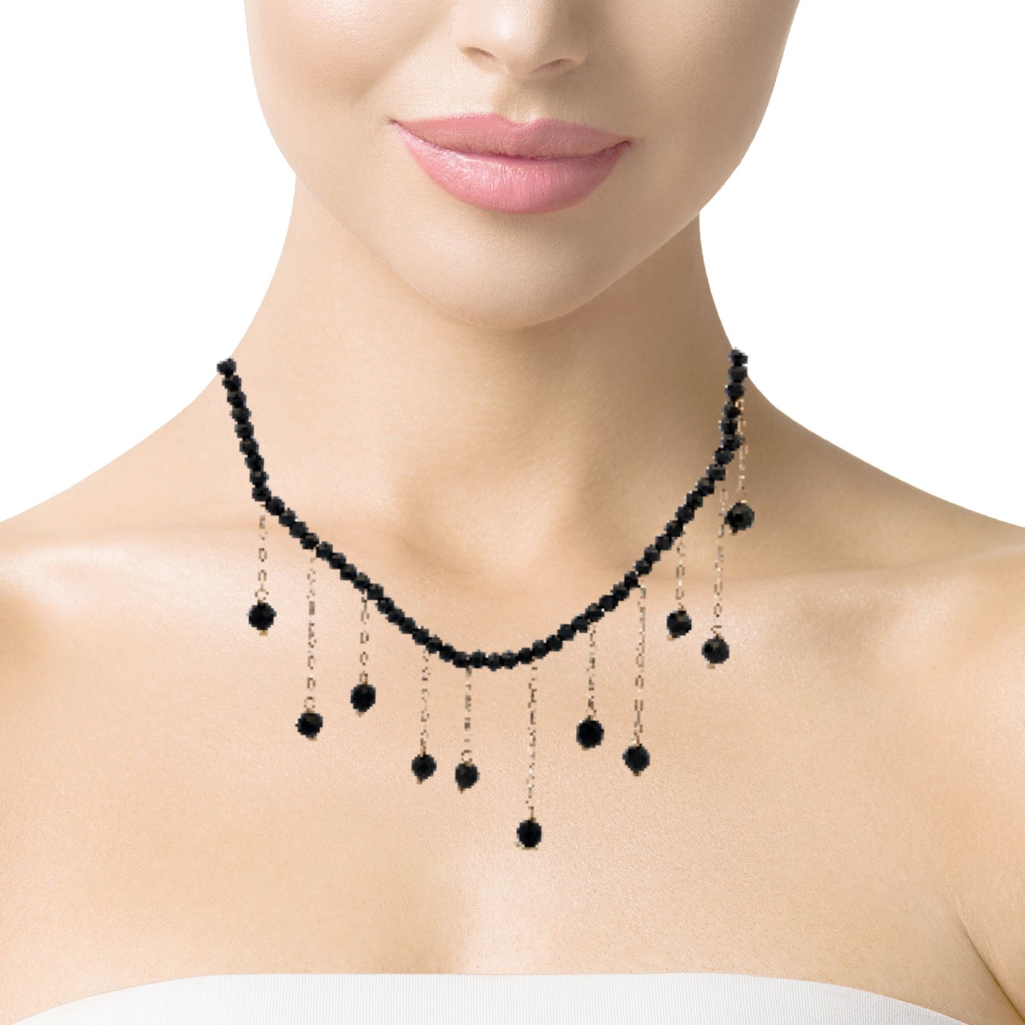 18K Gold Lolita Onix Necklace | Rajola Italy | Luby