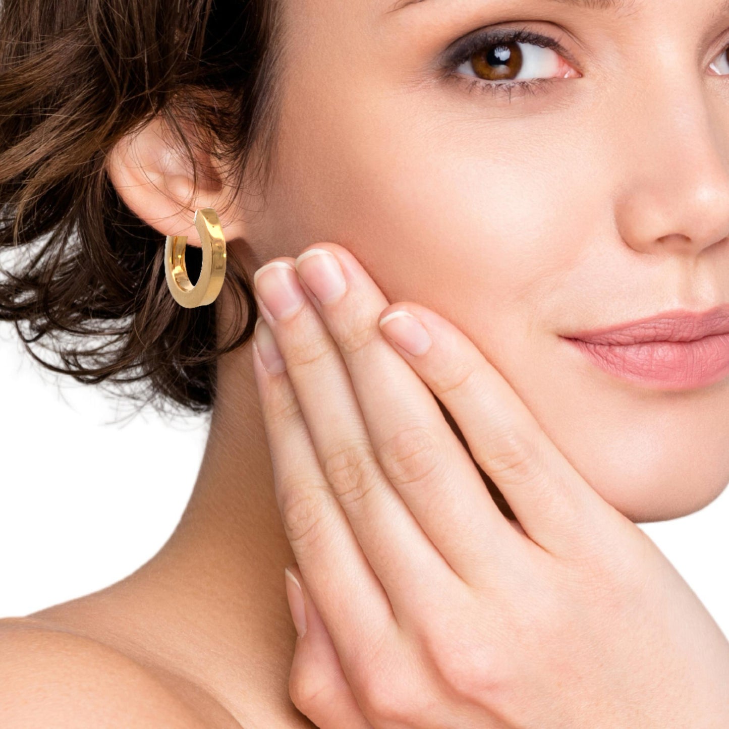 Marcello Pane: Slim Hoops Earring | Marcello Pane | Luby