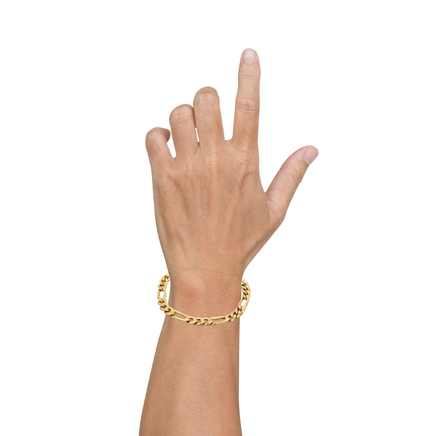 14K Gold Figaro Bracelet | Luby Gold Collection | Luby