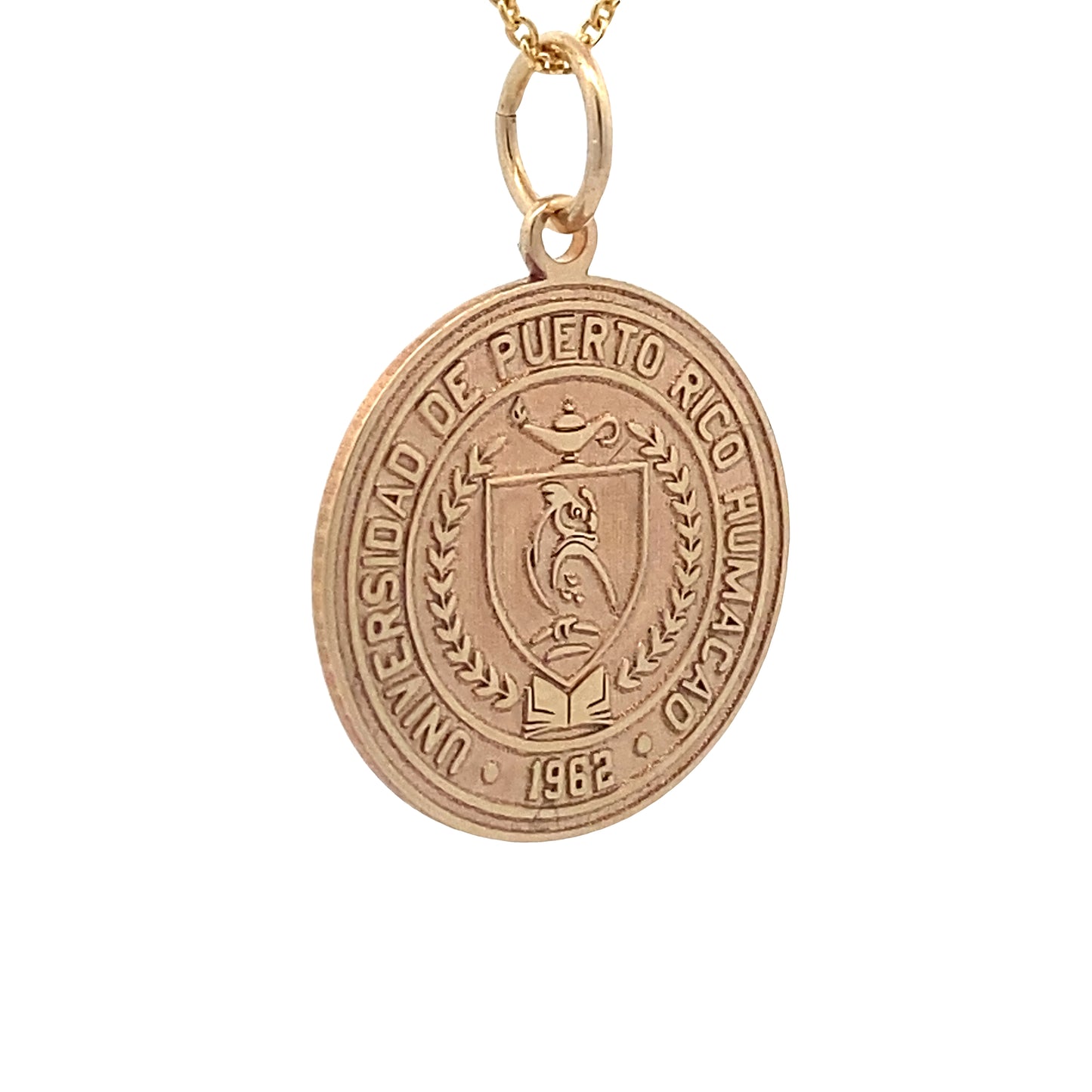 14K Gold Colegio Humacao Pendant Custom | Luby Gold Collection | Luby