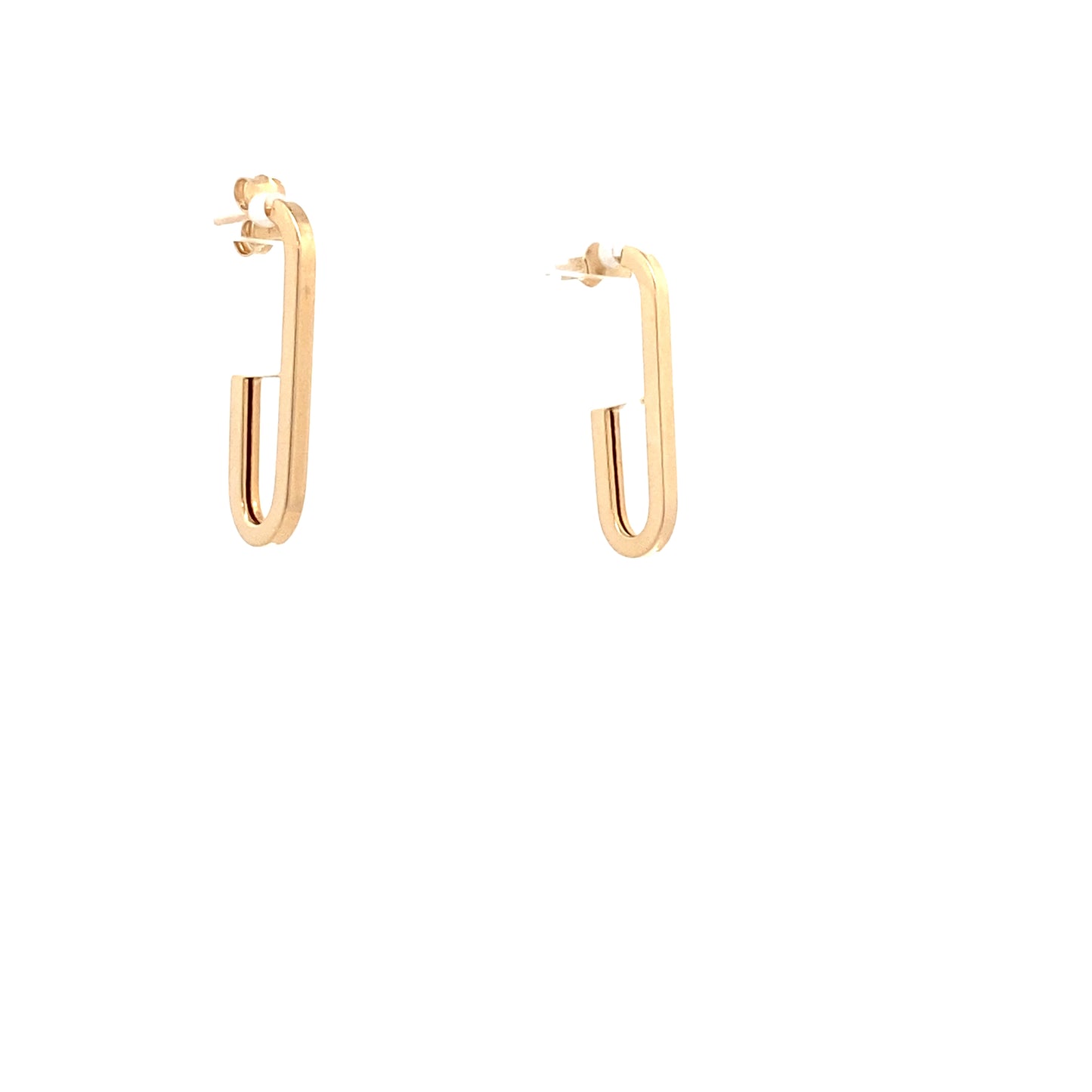 14K Gold Opulent Link Earrings | Luby Gold Collection | Luby